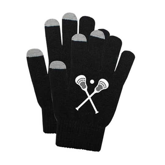 Knit Smartphone Gloves - Black