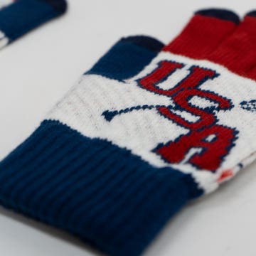 USA Lacrosse Knit Smartphone Gloves