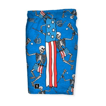 Skeleton USA Lacrosse Shorts 