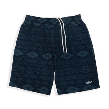 Ganado Blue stone tactical lacrosse shorts front view