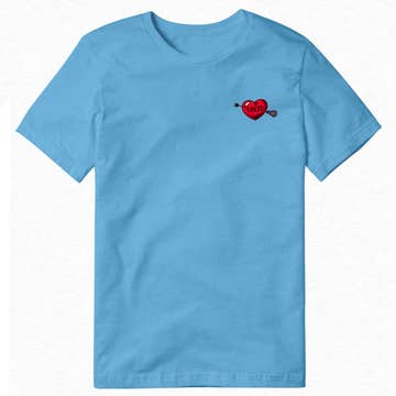 Break Ankles, Not Hearts Lacrosse Tee - Carolina