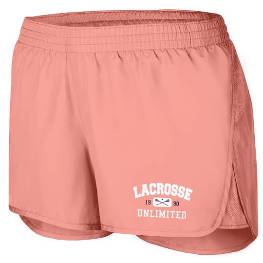 Girl's Lacrosse Shorts-Coral