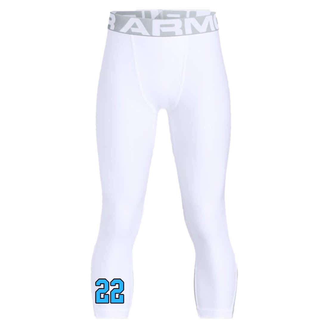 Under Armour HeatGear 3/4 Compression Pant - Youth | Lacrosse Unlimited