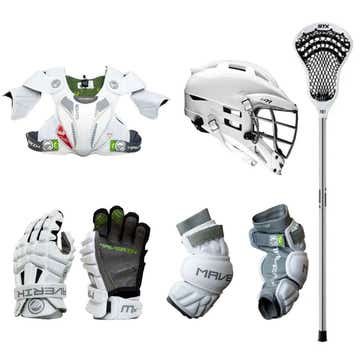 5 piece intermediate maverik mx set with csr helmet and complete stick