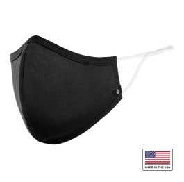 Stringking Cloth Face Mask - Black | Lacrosse Unlimited