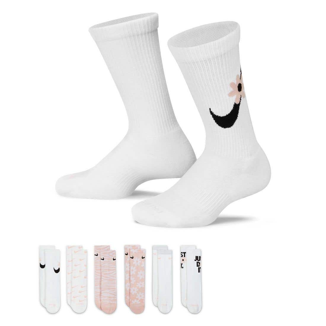 Nike Everyday Plus 2-pack collegiate crew socks in multi