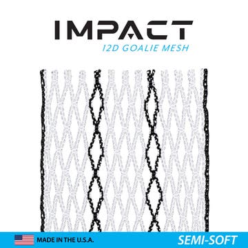 ECD Lacrosse Impact Striker 12D Goalie Mesh - Semi-Soft