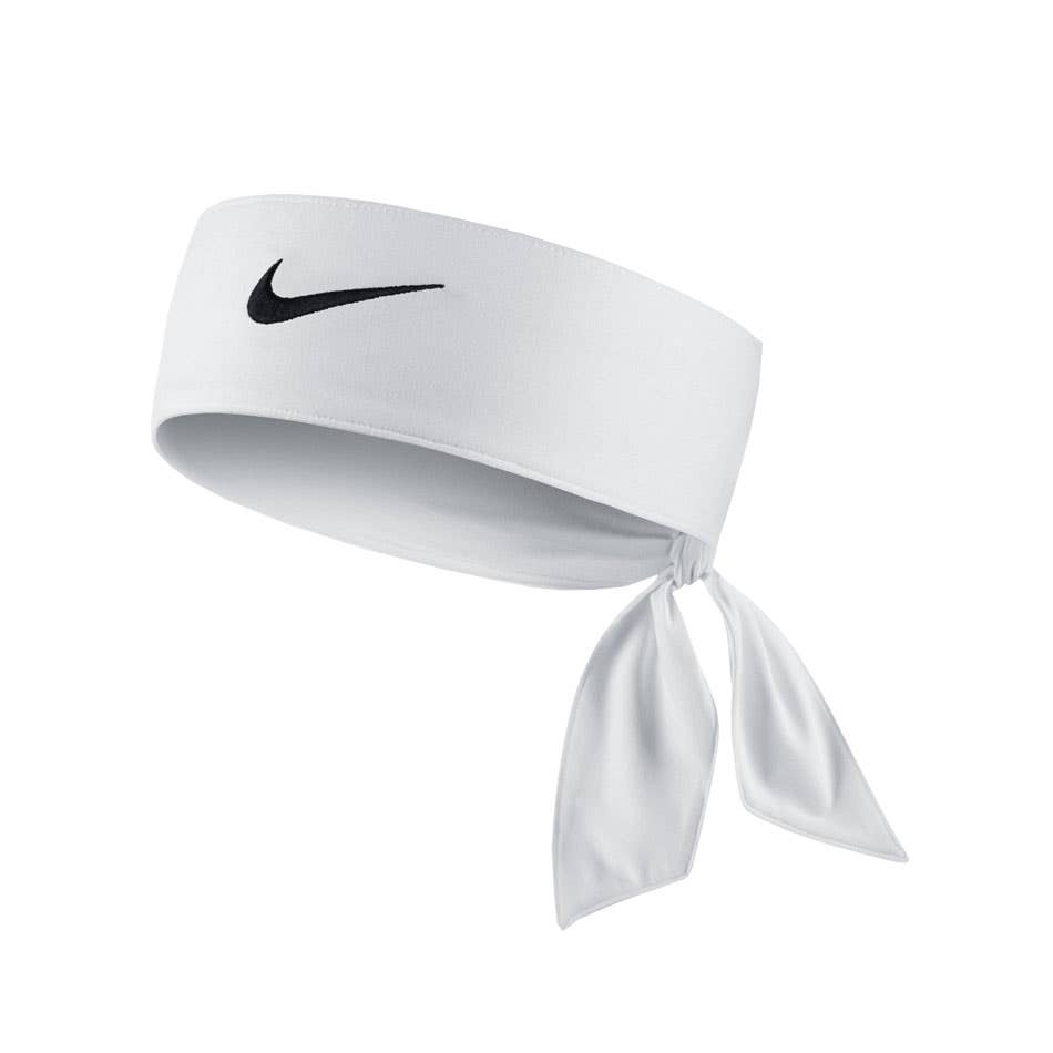 Nike dri fit head tie clearance white