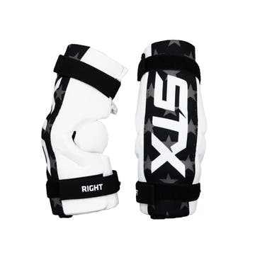 STX Stallion 75 lacrosse arm pads both pads view