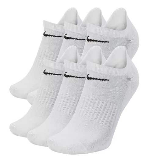 Nike Everyday Cushioned No-Show Training Socks – 6 Pack | Lacrosse Unlimited