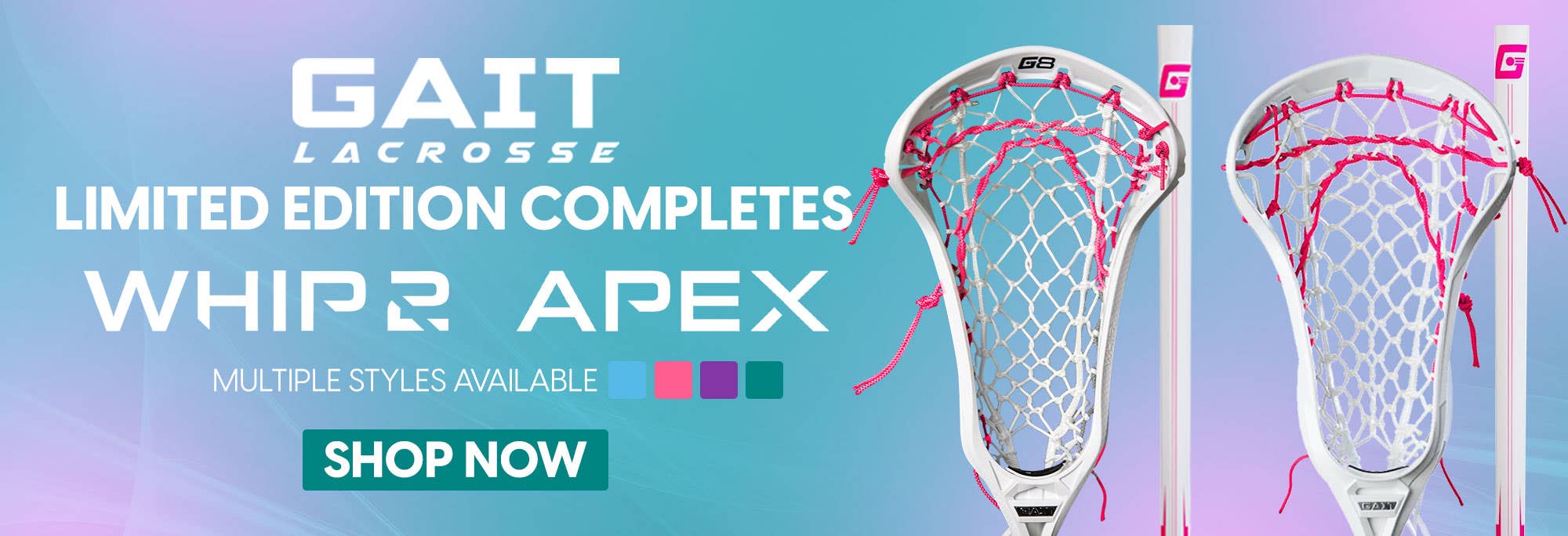 Gait Whip and Apex LE Women's complete sticks